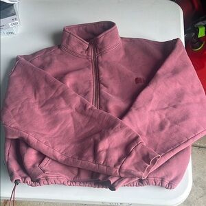 SET Active Pink Quarter-Zip Pullover Jacket